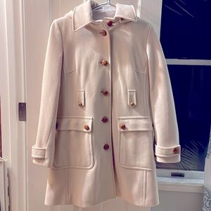 Off white JCrew coat